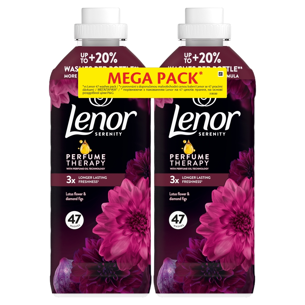 LENOR Diamond & Lotus Aviváž 94 praní 2 x 987 ml