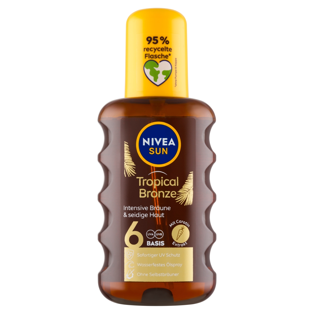 Levně Nivea Sun Tropical Bronze olej SPF 6