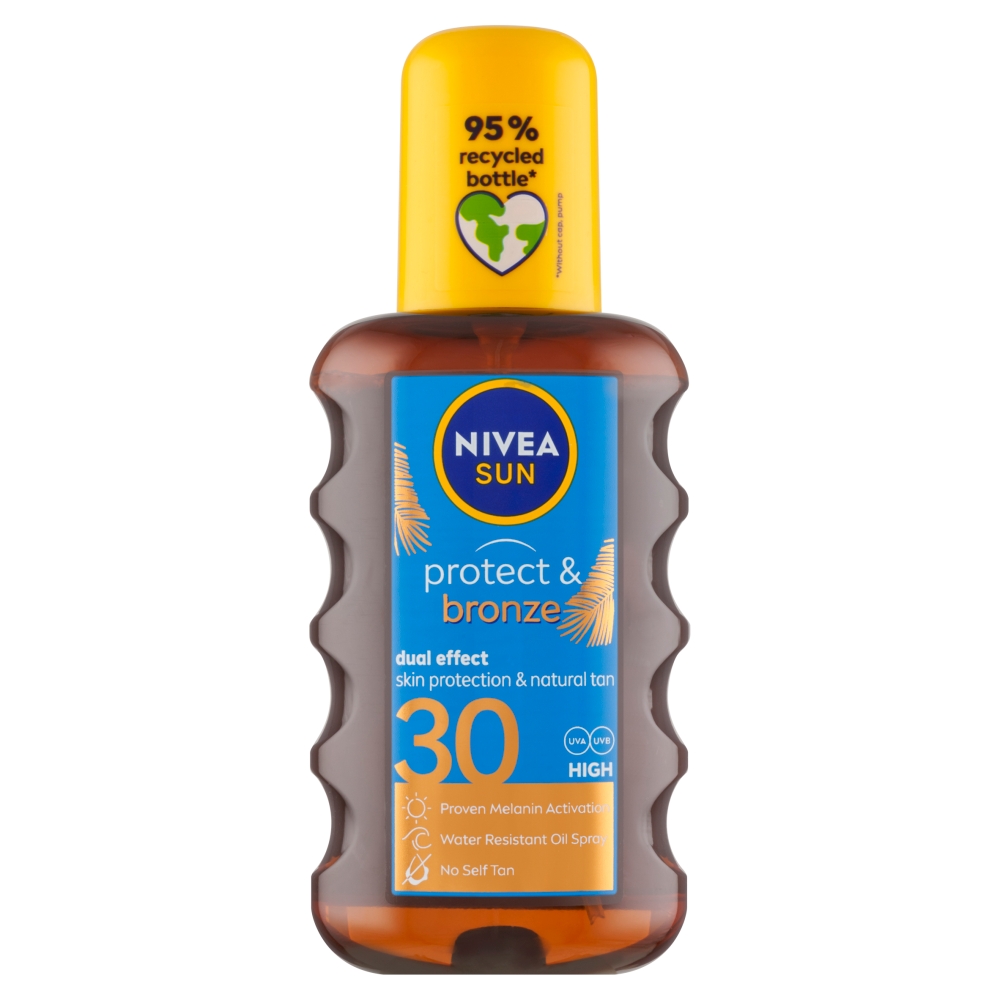 Levně Nivea Sun Protect&Bronze olej SPF 30