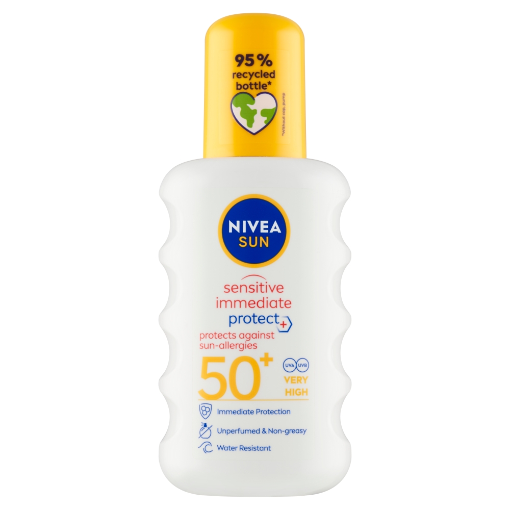 Levně Nivea Sun Sensitive Protect sprej SPF 50
