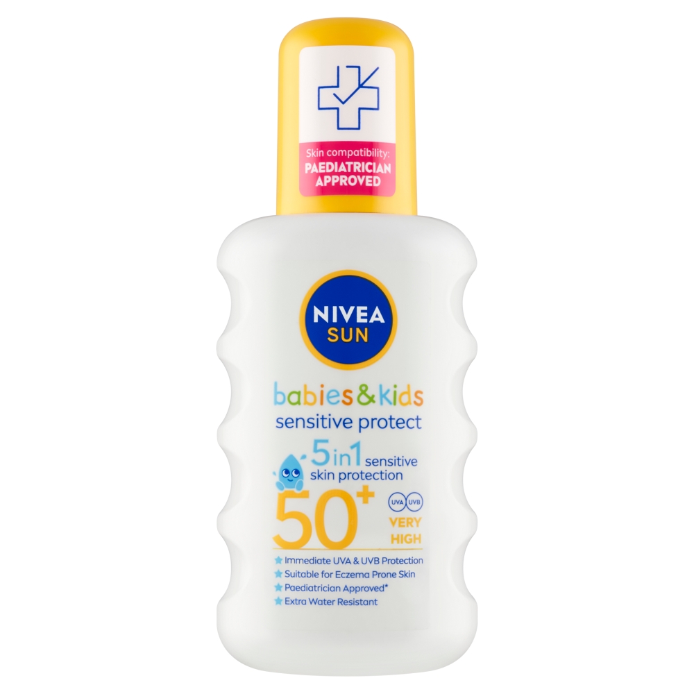 Levně Nivea Sun Kid's Sensitive sprej SPF 50