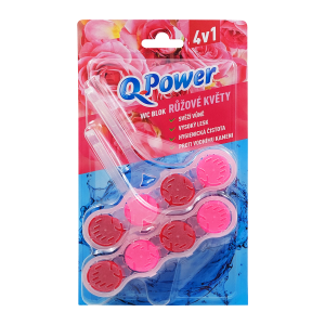 SOLVENT všechny privatky PKS Q Power WC závěs (2ks/bli) růžové květy