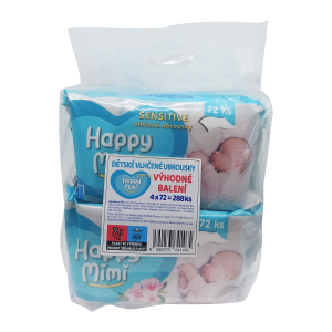 SOLVENT všechny privatky PKS Happy Mimi ubrousky (288ks/fol) mandle