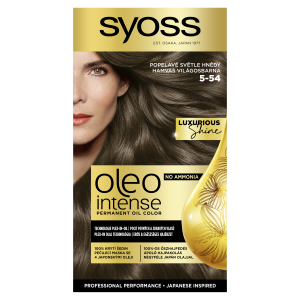 Syoss Oleo Intense barva na vlasy Popelavě světle hnědý 5-54