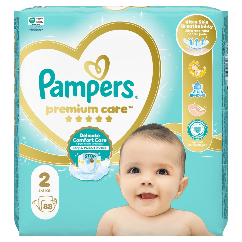 Procter and Gamble Pampers Premium JumboPack S2 (88ks/fol)