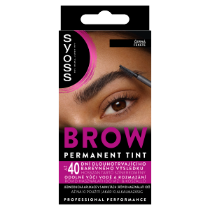 kosmetika Syoss Brow Tint 17ml Černý