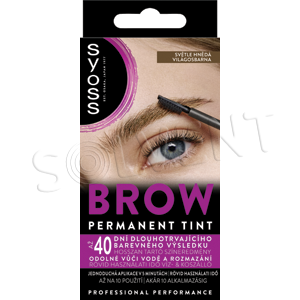 kosmetika Syoss Brow Tint 17ml Světle hnědý