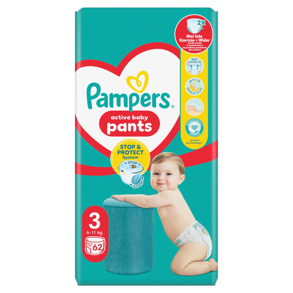Levně Pampers Pants JumboPack S3 (62ks/fol)