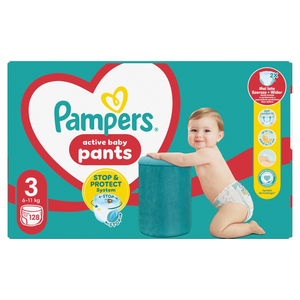 Levně Pampers kalh plenky MB S3 (128ks/kra)