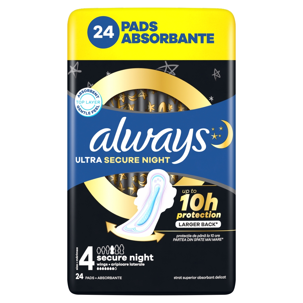 Always vložky (24ks/fol) Secure Night
