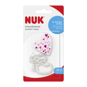 NUK Řetízek na dudlík s klipem