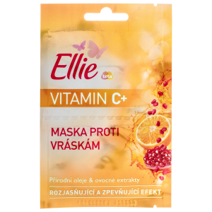 Ellie rozjas pleťová maska 2x8ml VIT C