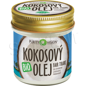 PURITY VISION Kokosový olej 120ml BIO