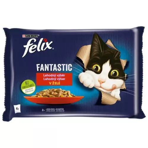 Felix kapsa (4x85g/sac) králík jehně