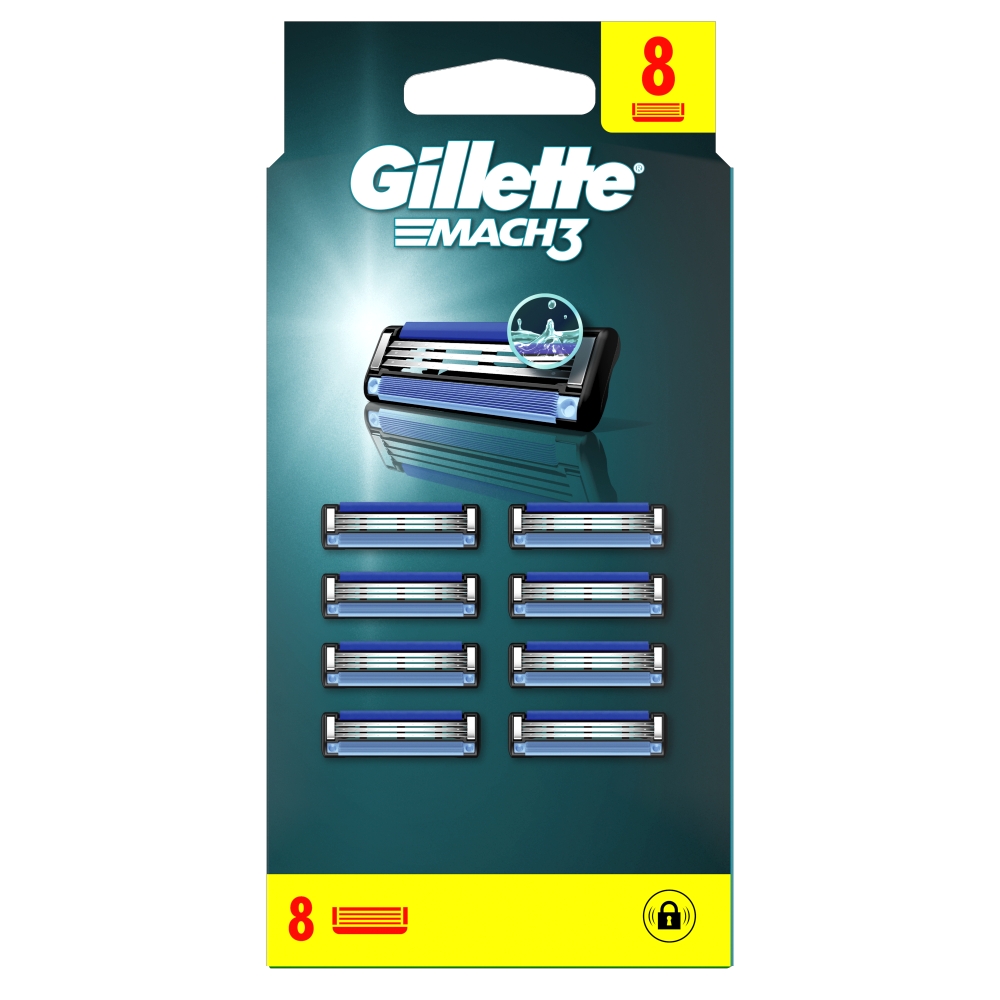 Levně Gillette Mach3 n hradn hlavice(8ks/bli)