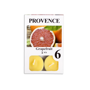 PROVENCE čaj svíčka (6ks/kra) Grapefrui