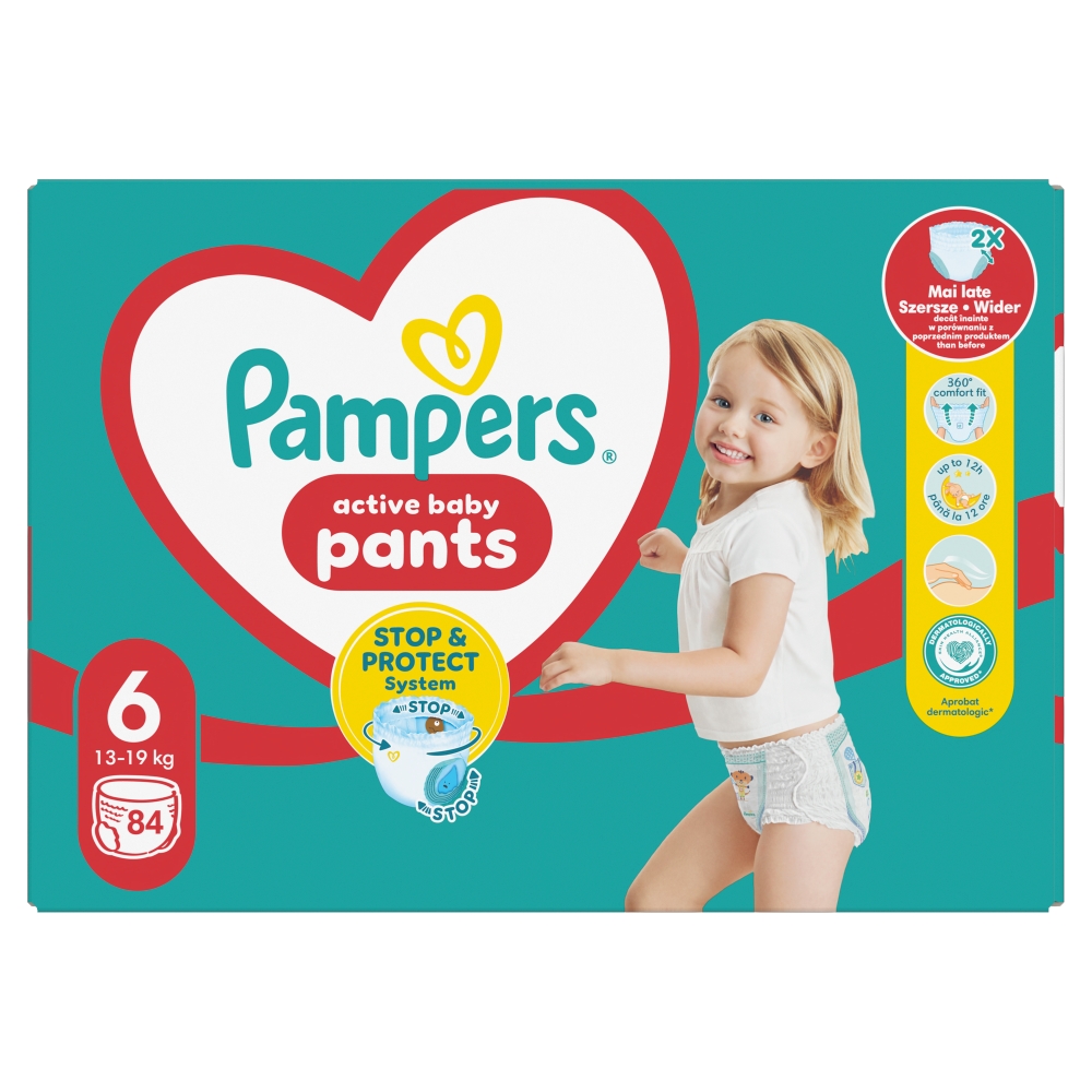 Levně Pampers kalh plenky MB S6 (84ks/kra)