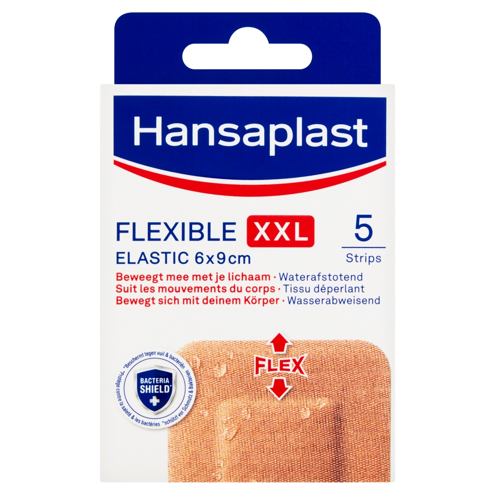 Levně Hansaplast (5ks/kra)XXL Flexi elast nápl