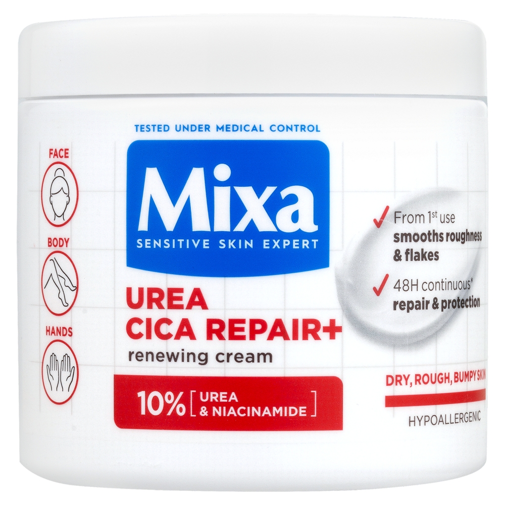 Levně MIXA Body tělový krém 400ml CICA UREA