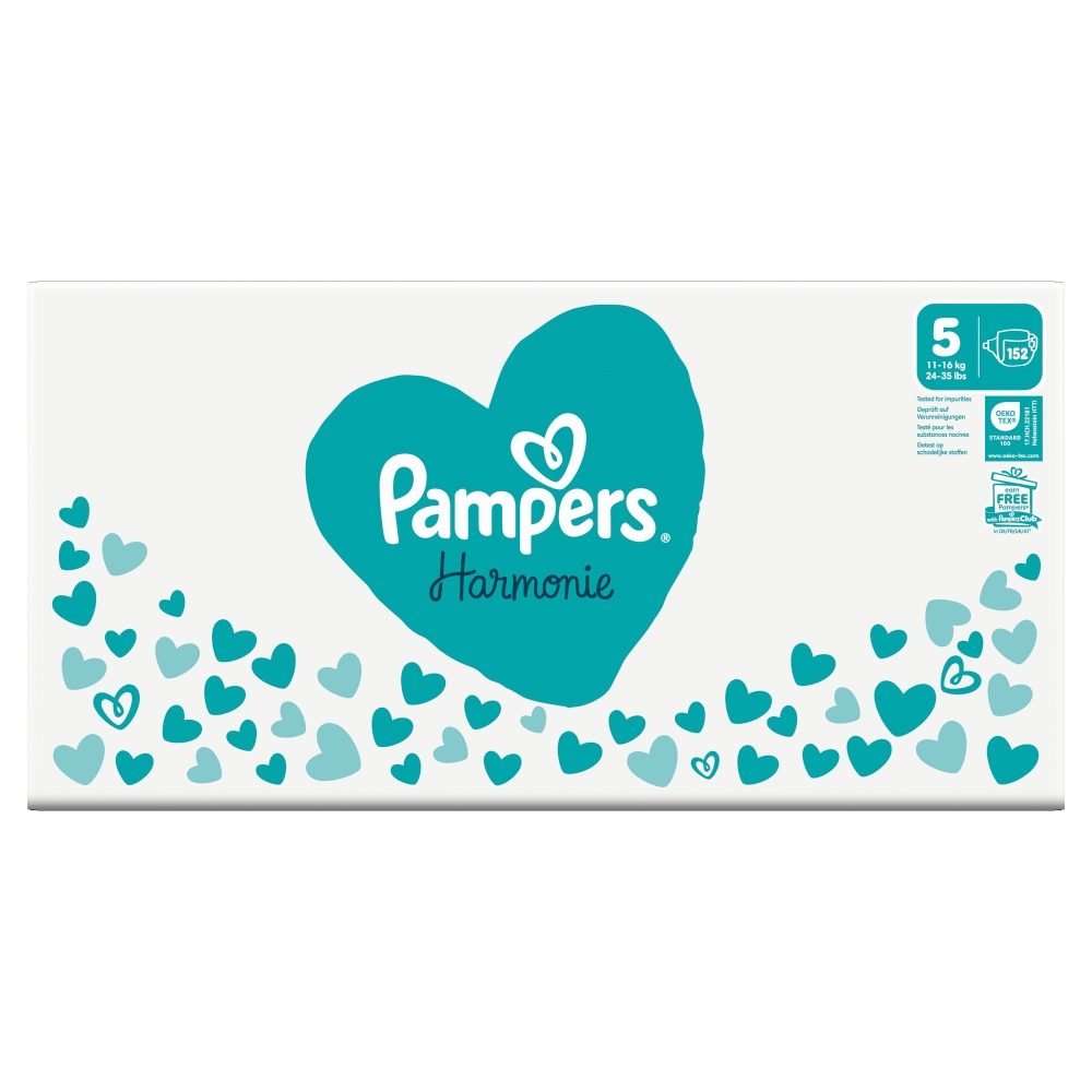 Levně Pampers pleny Harmonie M Box 152ks S5