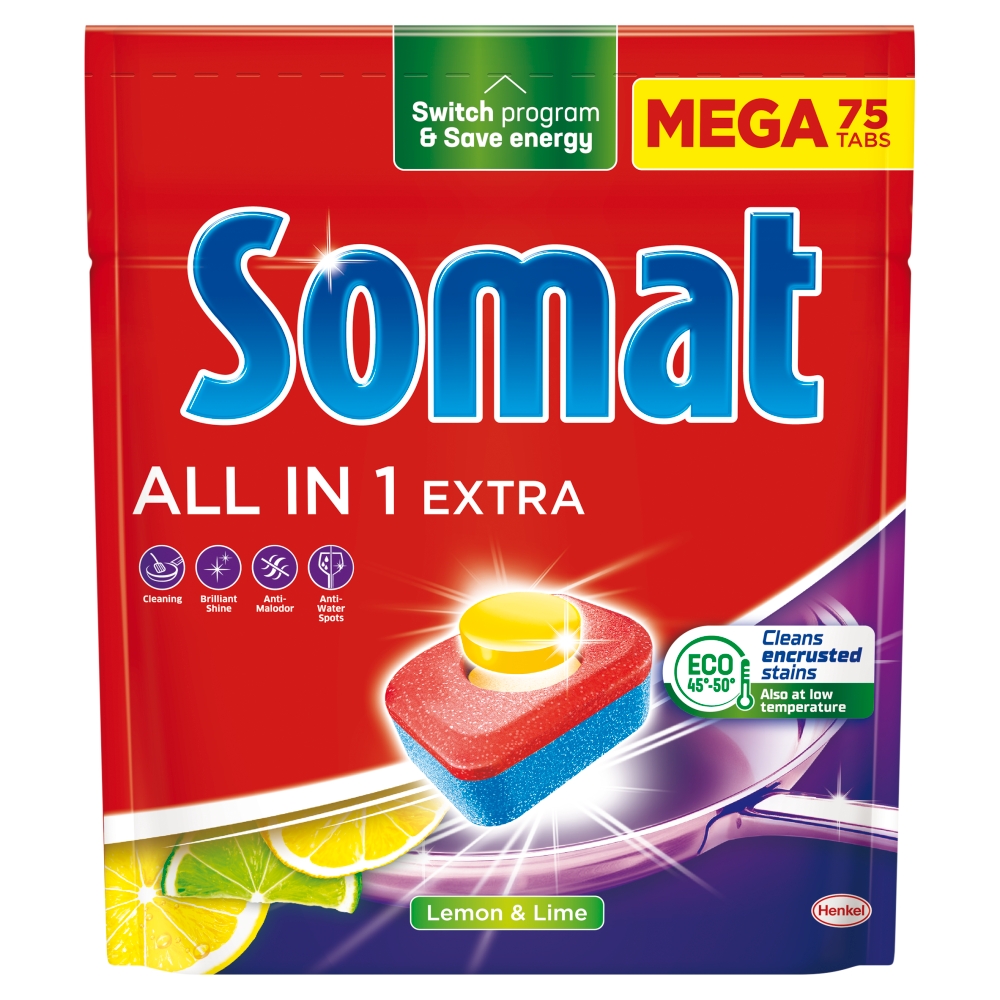 Somat AiOExtra (75ks/bal) MEGA Lemon