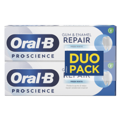 Oral B Gum & Enamel Repair Fresh White zubní pasta pro svěží dech 2x75 ml