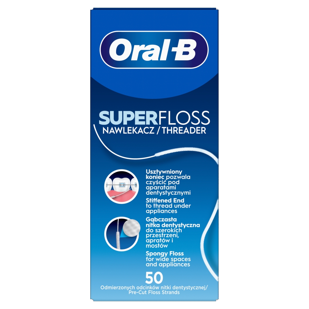 Levně Oral-B Super dent.nit-Vlákna 50 ks