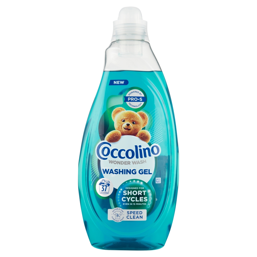 Coccolino Wonder Wash Speed Clean Prací gel 1480 ml 37 dávek