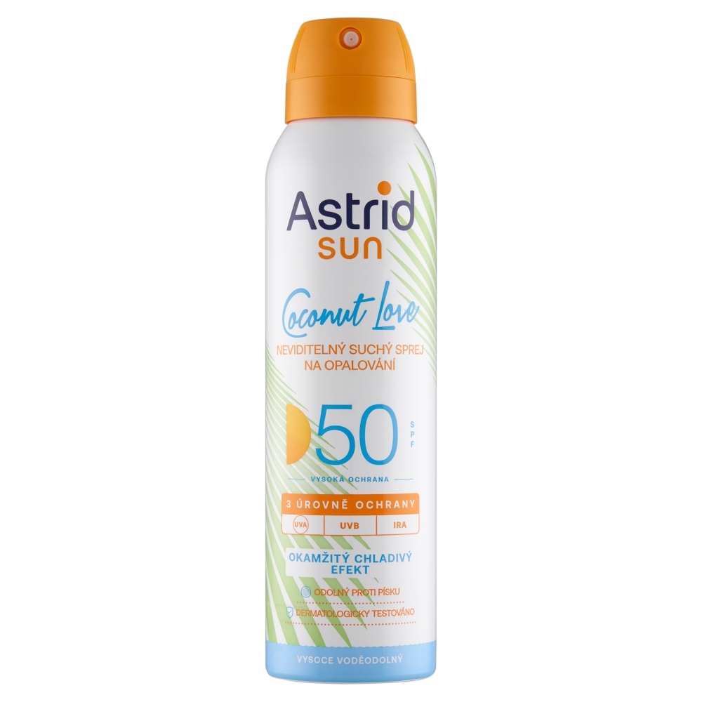 Levně Astrid SUN neviditelný sp. OF 50 150ml