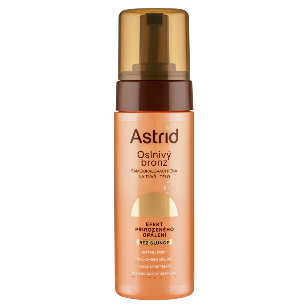 Astrid Oslnivý bronz samoopalovací pěna pro ženy 150 ml