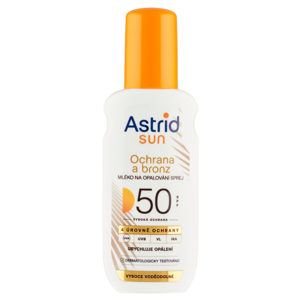 Levně Astrid SUN sprej OF 50 150ml Bronzový