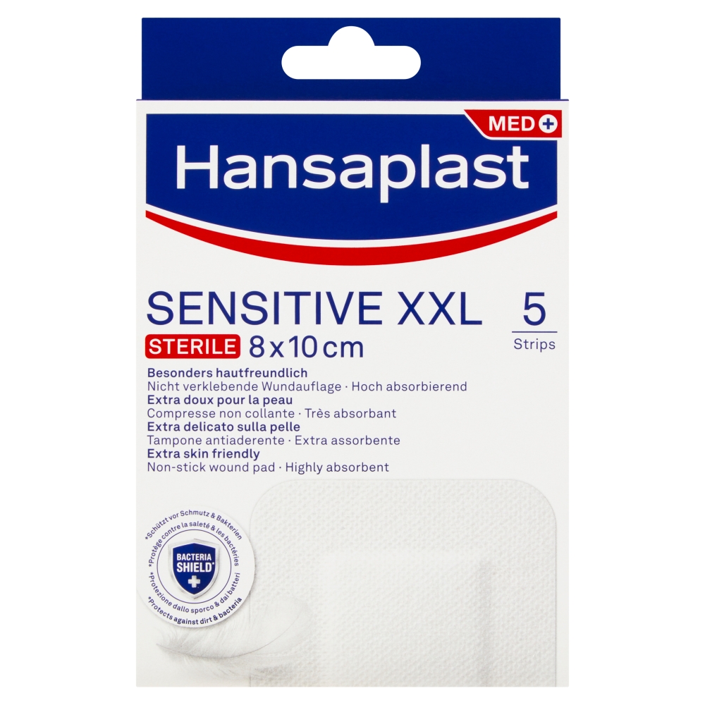 HANSAPLAST Sensitive XXL náplast 5ks
