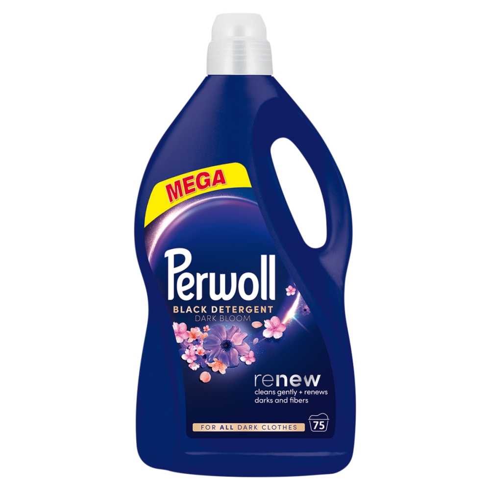 Levně Perwoll gel 75PD Black Bloom MEGA