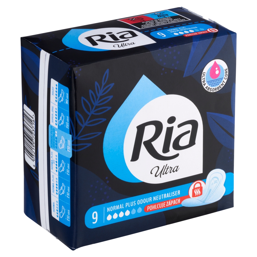 Ria Ultra (9ks/fol) Normal Plus Odour (obrázek 3)
