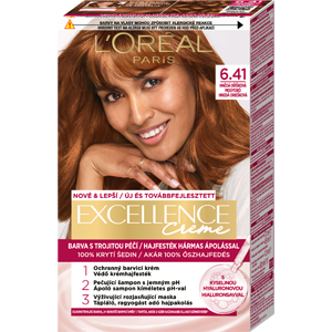 Excellence creme 6.41 hnědá oříšková