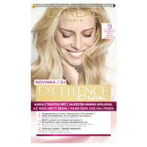Excellence creme 9 blond velmi světlá
