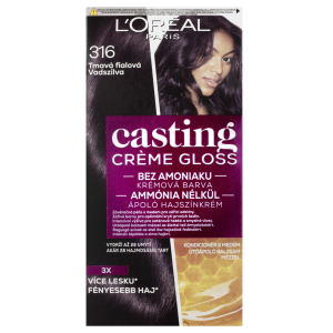 Casting Creme Gloss 316 tmavá fialová