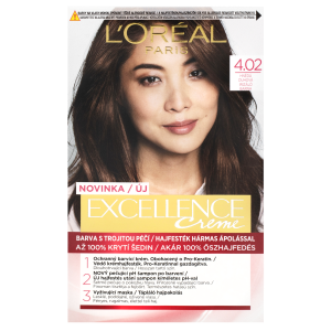 Excellence creme 4.02 hnědá duhová