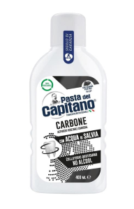 Capitano  ústní voda 400ml CARBONE