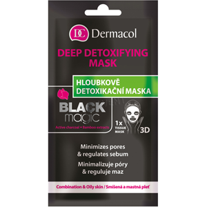 Dermacol textilní detox maska 2x8g BlMag