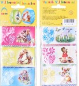 Folie na vejce s veselými vzor(12ks/bal)