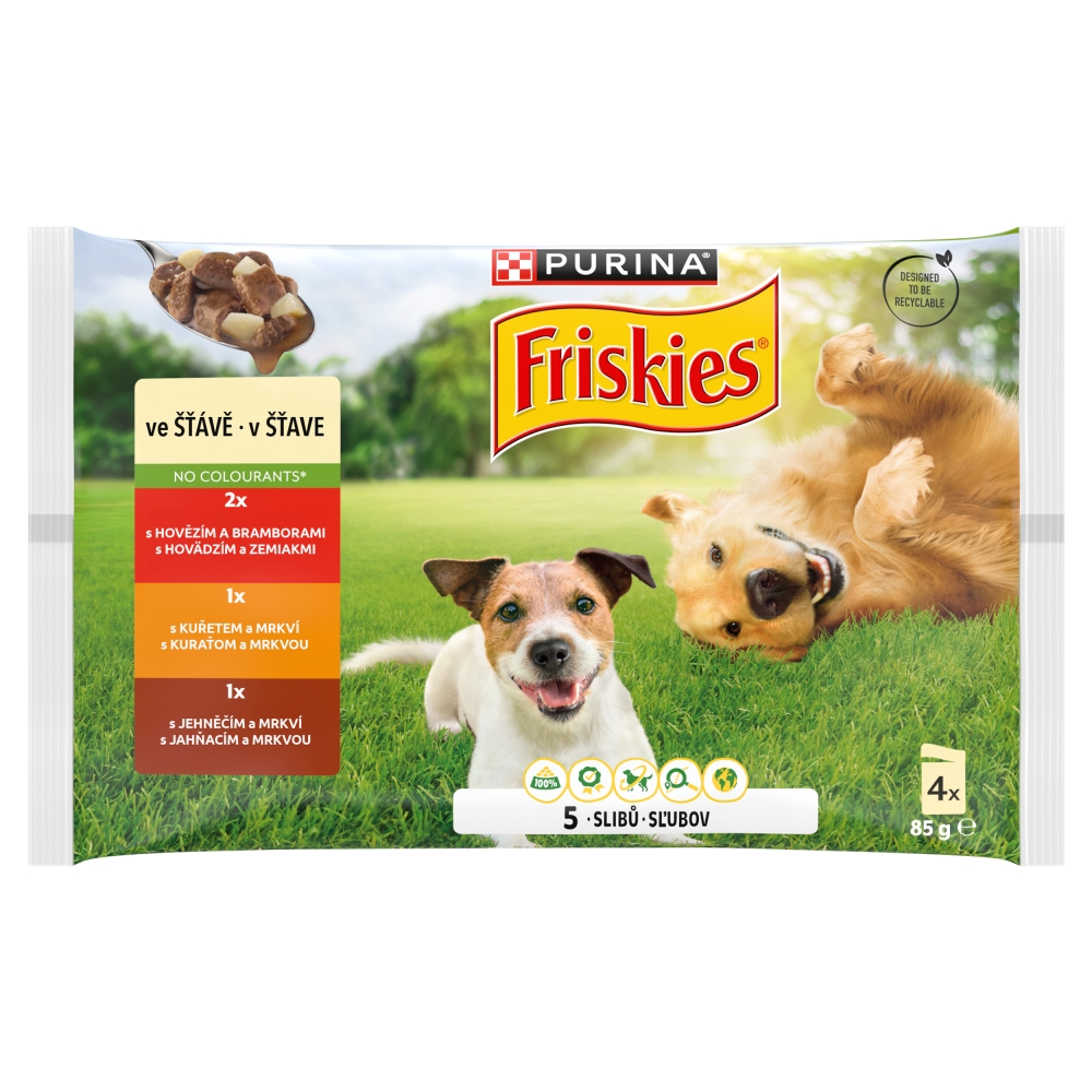 Friskies kapsa (4x85g/sac) mix