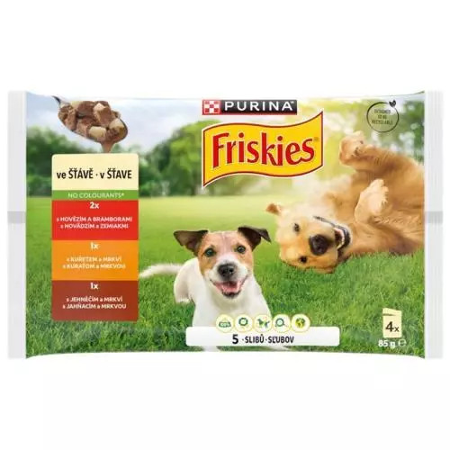 Friskies kapsa (4x85g/sac) mix
