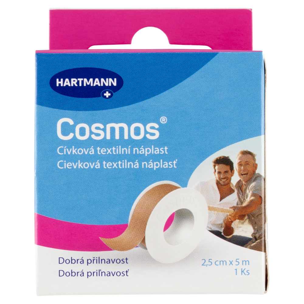 Levně Cosmos náplast cívka 2,5cmx5m pevná