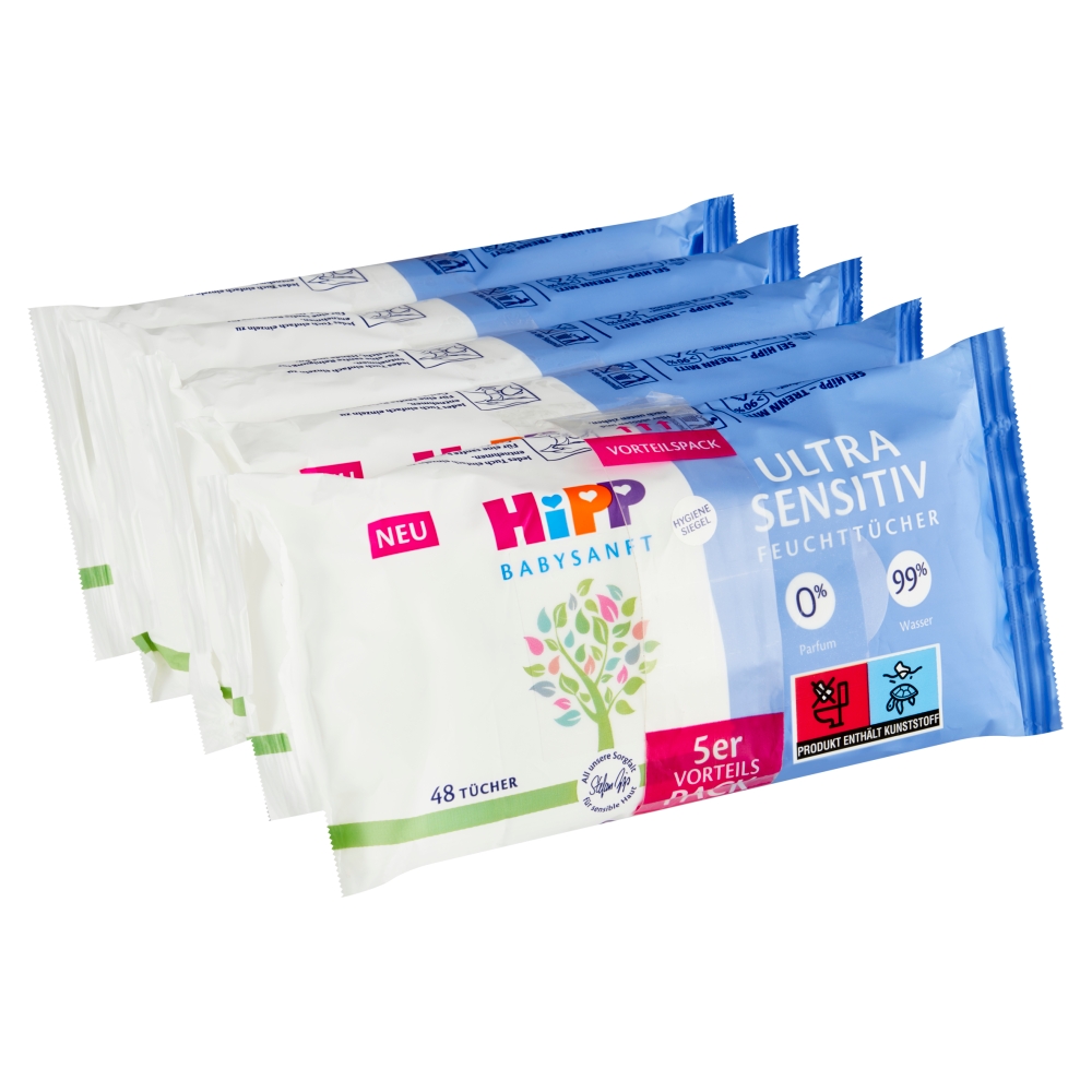 HiPP ubrousky (5x48ks/fol)UlstraSensitiv