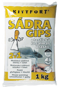 Kittfort sádra 1kg plastická