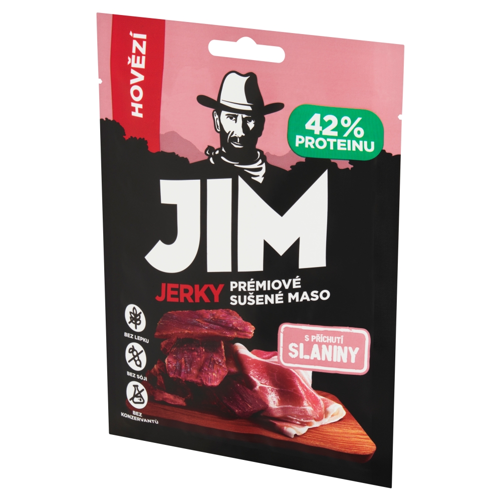 JIM JERKY 23g hovězí-slanina