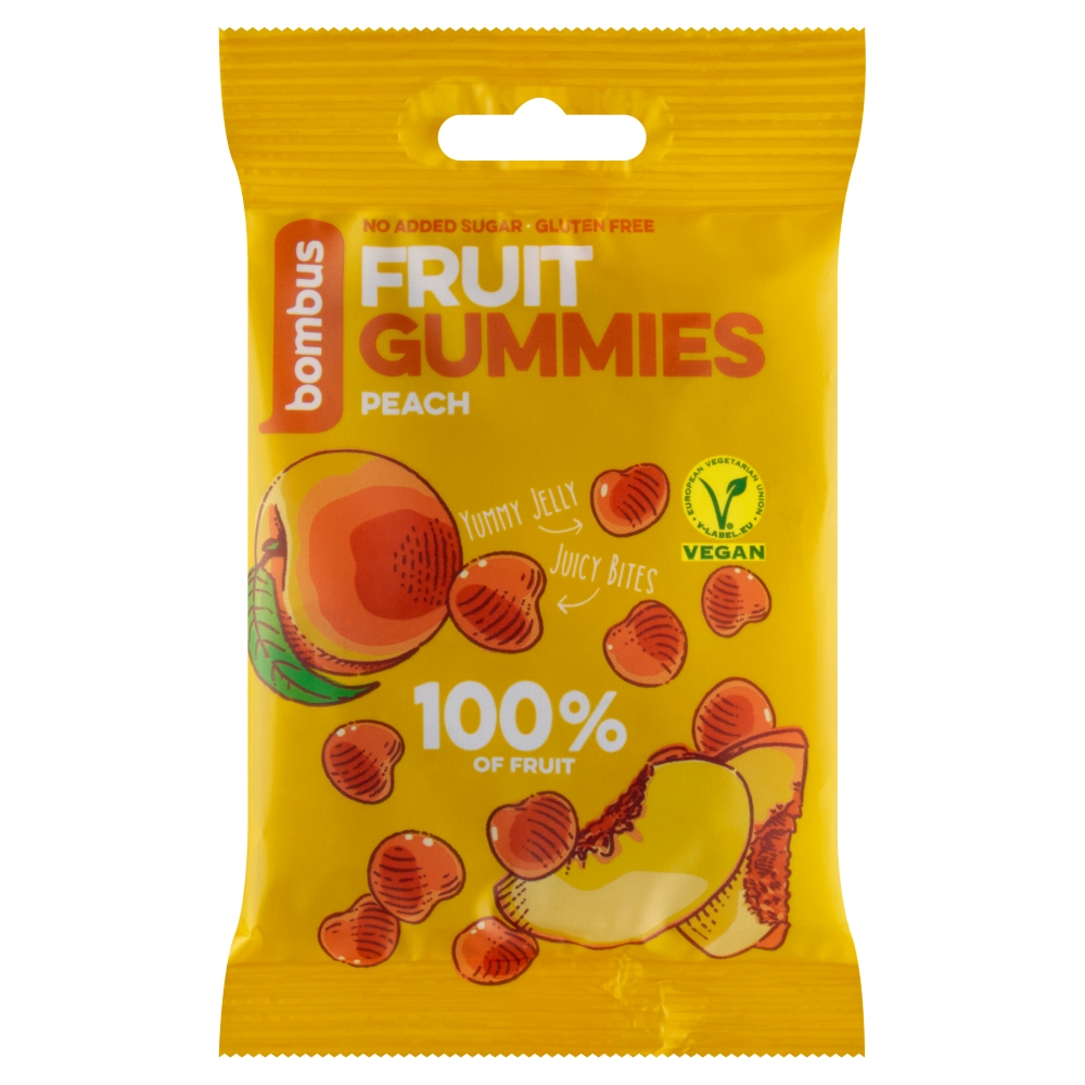 BOMBUS FRUIT GUMMIES 35g PEACH