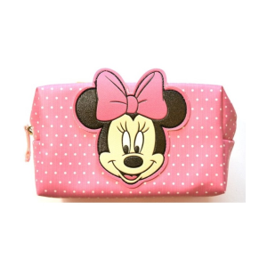 Levně Cerdá cestovní kosmetická taška s puntíky Minnie s růžovou mašlí