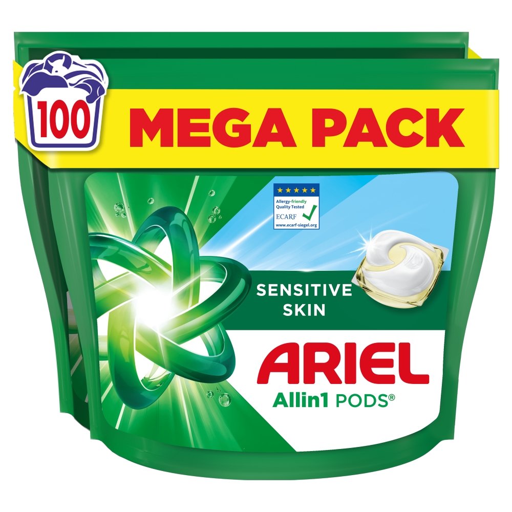 Ariel Sensitive Allin1 + kapsle na praní